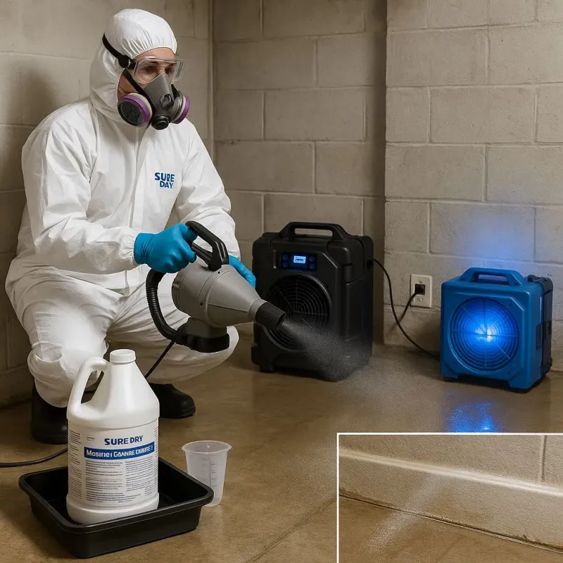 Sanitization and Odor Removal process in Durant, OK