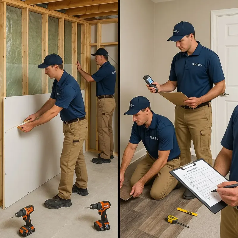 Repairs and Reconstruction process in Durant, OK